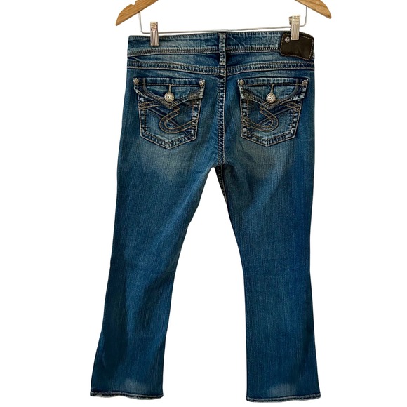 Silver Jeans Co. Pioneer Bootcut Jeans Women's W29 L31 Low Rise Y2K - Picture 1 of 9